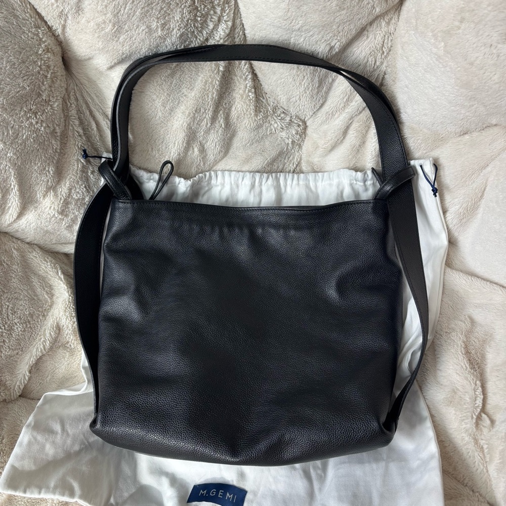 M. Gemi Black The Laura Leather Bag